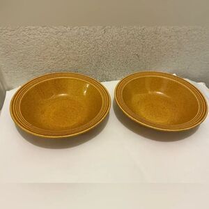Sheffield SIERRA Brown Mid Century Vintage vegetable Bowl 9” Set of 2
